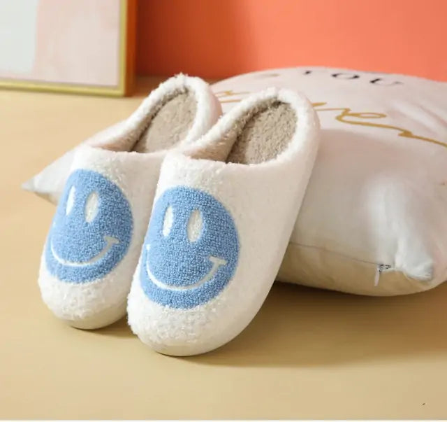 Cute Smiley Fluffy Slippers