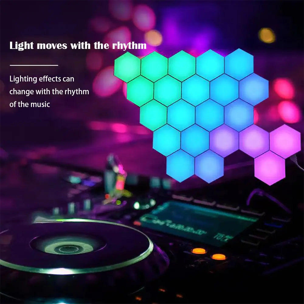 LED Hexagonal Indoor Night Light