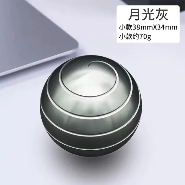 Adult Stress Relief Metal Toy Optical Illumination Rotary Gyro