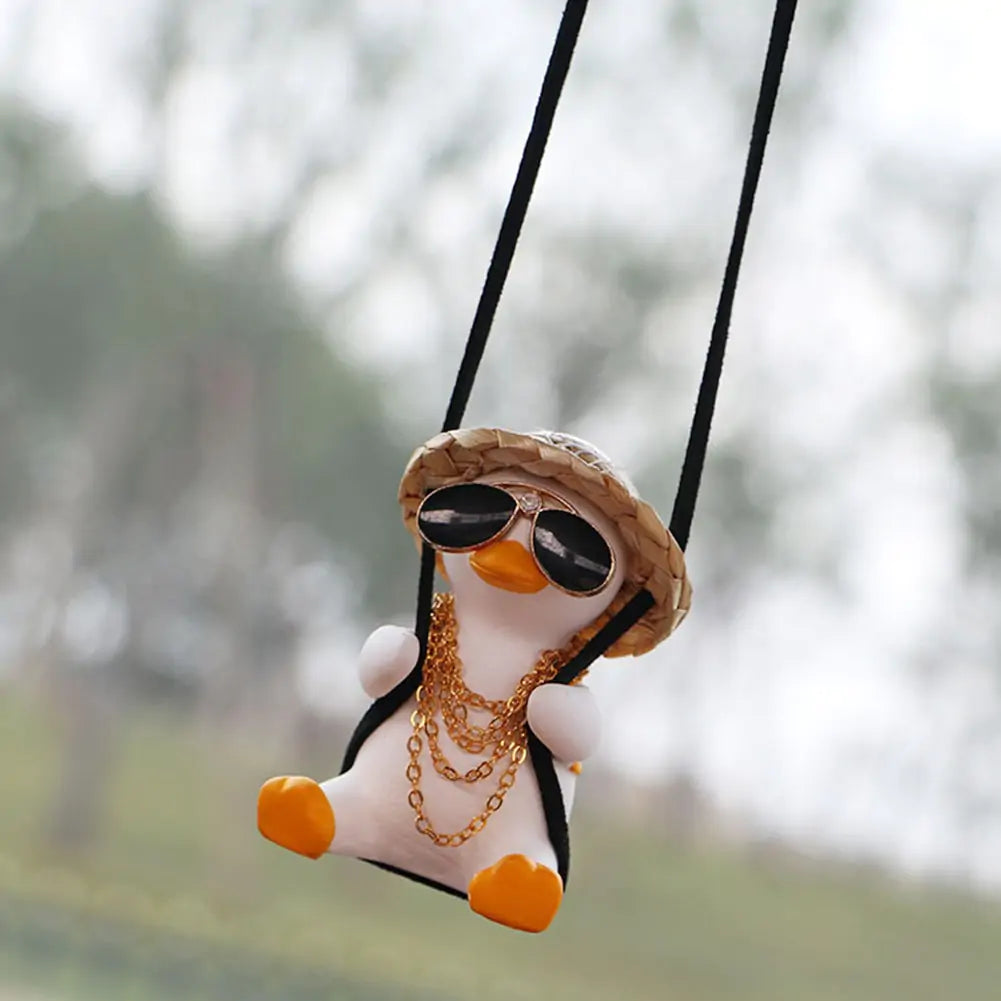 Car Pendant Cute Swinging Duck