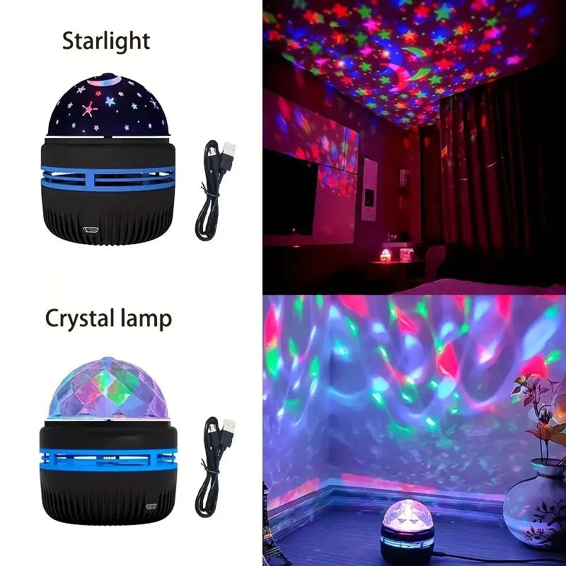 LED Water Pattern Starry Sky Light