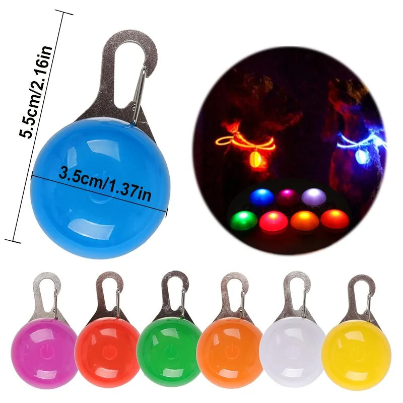 LED Pet Dog Collar for Night Safety, Glow-in-the-Dark Feature