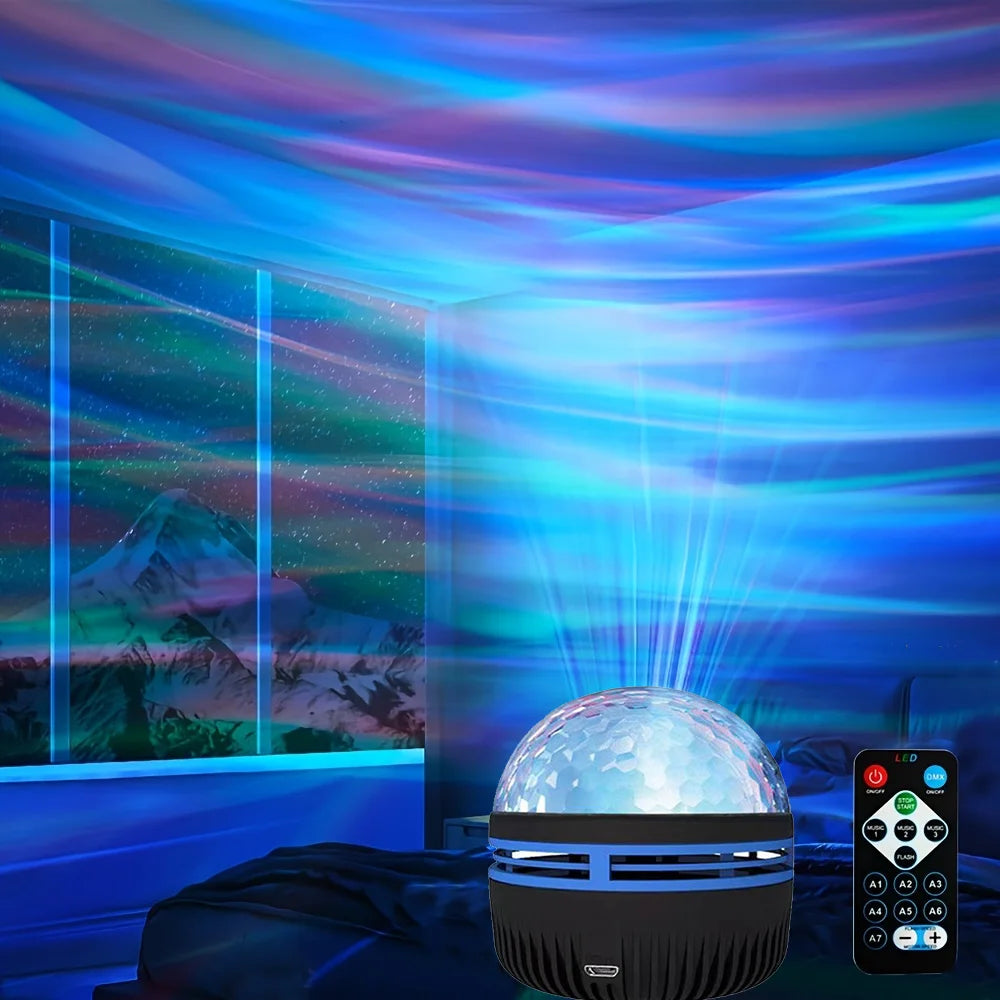 LED Water Pattern Starry Sky Light