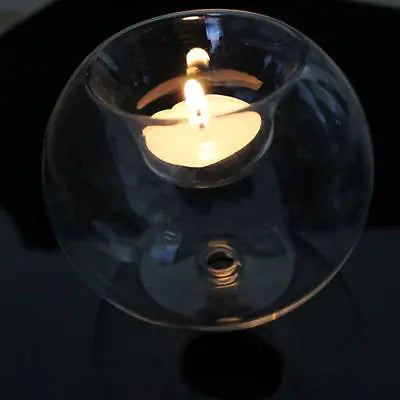 Europe-style Round Hollow Candle Glass